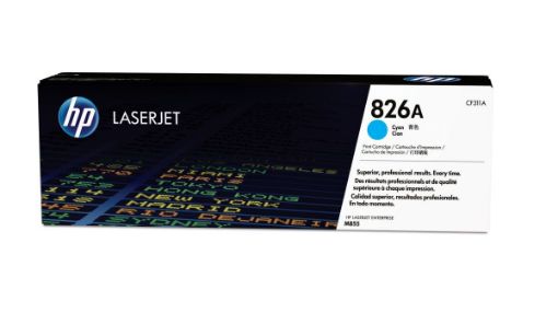 Obrázek HP 826A Cyan LJ Toner Cart, CF311A (31,500 pages)