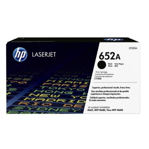 Obrázek HP 652A Black LJ Toner Cart, CF320A (11,500 pages)