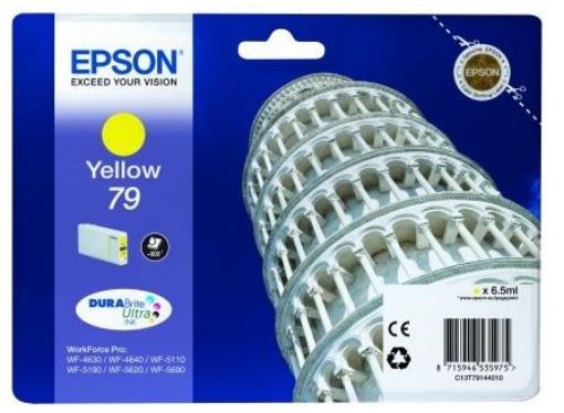 Obrázek EPSON Ink bar WF-5xxx Series Ink Cartridge "Pisa" 79 Yellow (6,5 ml)