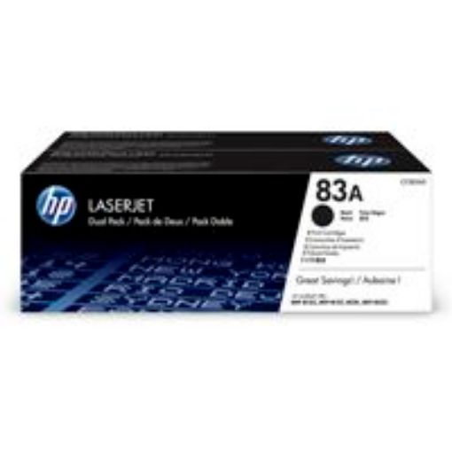 Obrázek HP 83A Black  2-pack LJ Toner Cart, 2 x  str, CF283AD
