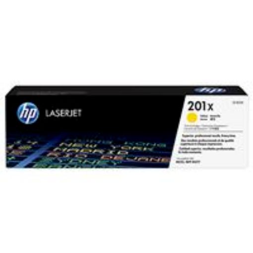 Obrázek HP 201X High Capacity Yellow LJ Toner Cartridge, CF402X (2,300 pages)