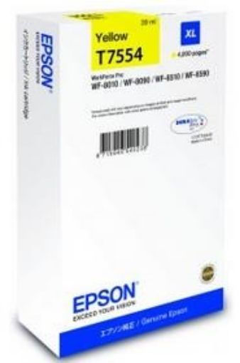 Obrázek EPSON Ink bar WF-8xxx Series Ink Cartridge XL Yellow - 4000str. (39 ml)