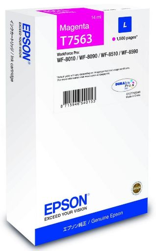 Obrázek EPSON Ink bar WF-8xxx Series Ink Cartridge L Magenta - 1500str. (14 ml)