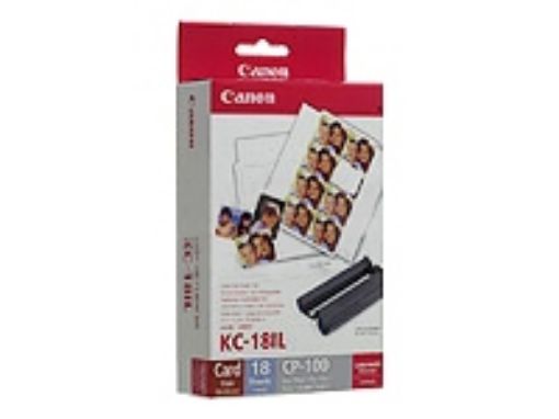 Obrázek Canon KC18IL papír 22x17,3mm 18ks do termosublimační tiskárny