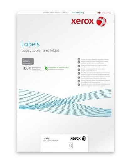 Obrázek Xerox PNT Label -  Clear PaperBack SRA3 (229g/50 listů, SRA3) - odolná plastová samolepka