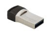 Obrázek TRANSCEND Flash Disk 32GB JetFlash®890S OTG, USB 3.1 Type-C/A (R:90/W:30 MB/s) stříbrná