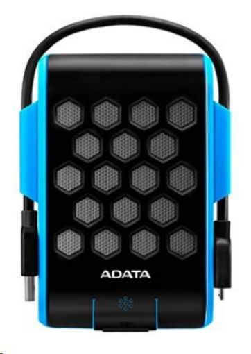 Obrázek ADATA Externí HDD 1TB 2,5" USB 3.2, DashDrive™ Durable HD720, G-sensor, modrý, (gumový, vodě/nárazu odolný)