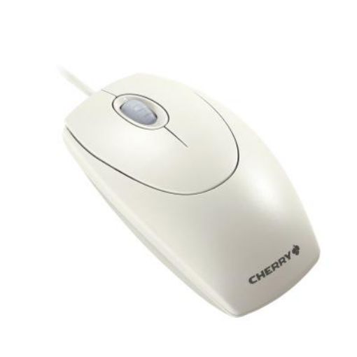 Obrázek CHERRY myš Wheel, USB, adaptér na PS/2, drátová, šedá