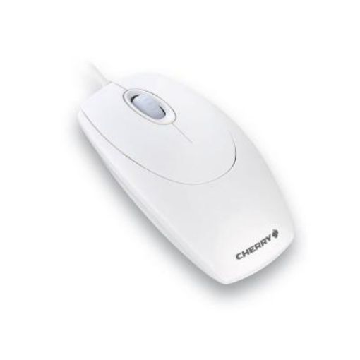 Obrázek CHERRY myš Wheel, USB, adaptér na PS/2, drátová, bílá