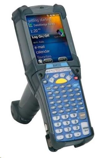 Obrázek Motorola/Zebra terminál MC9200 GUN, WLAN, 1D, 512MB/2GB, 53 key, Windows CE7, BT