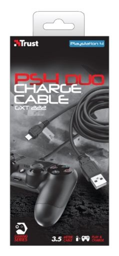 Obrázek TRUST GXT 222 PS4 Duo Charge & Play Cable