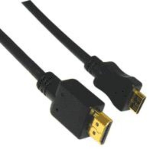 Obrázek High Speed HDMI kabel s Ethernetem HDMI M - miniHDMI M, 5m, zlacené konektory