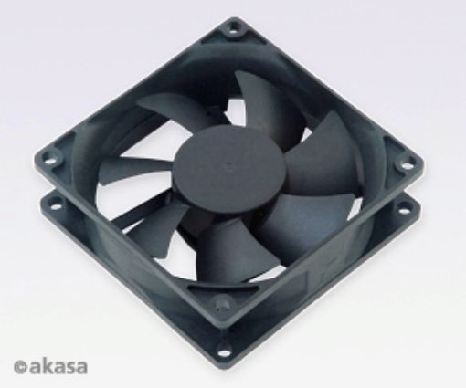 Obrázek přídavný ventilátor Akasa 80x80x25 black OEM
