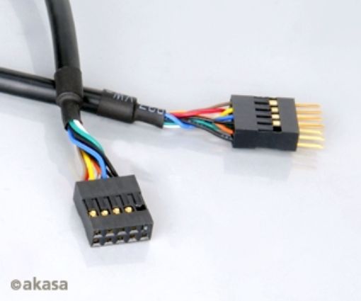 Obrázek AKASA - USB kabel - 40 cm - prodlužovací interní