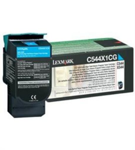 Obrázek C544 azurový toner pro C544, X544 - 4K