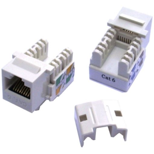 Obrázek Keystone cat6 white UTP