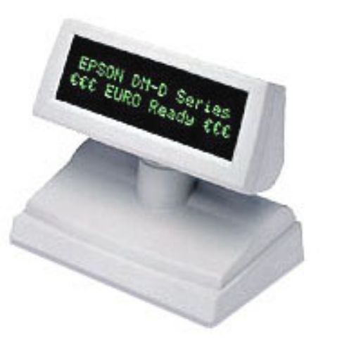 Obrázek EPSON VFD zák.display DM-D110,20x2,bez nohy,bílý