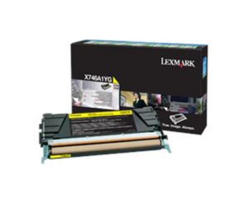 Obrázek Lexmark X746,X748 žlutá toner.kazeta,X746A1YG