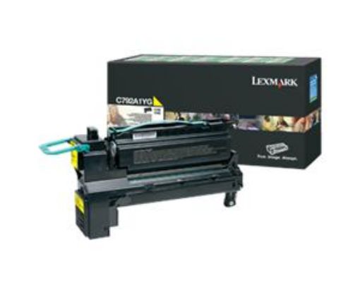 Obrázek Lexmark C792,X792 žlutá toner.kazeta-6K,C792A1YG