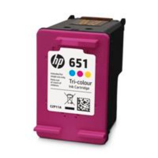 Obrázek HP 651 3barevná ink kazeta, C2P11AE