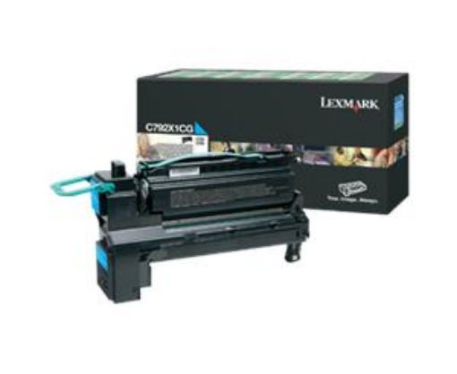 Obrázek Lexmark C792 extra velká azur.toner kaz,C792X1CG