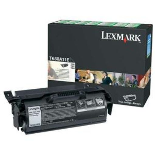Obrázek T650 černý toner, T650A11E