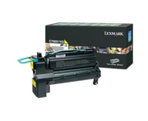 Obrázek Lexmark C792 extra velká žlutá toner.kaz,C792X1YG