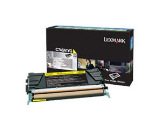 Obrázek Lexmark C746,C748 žlutá toner.kazeta,C746A1YG