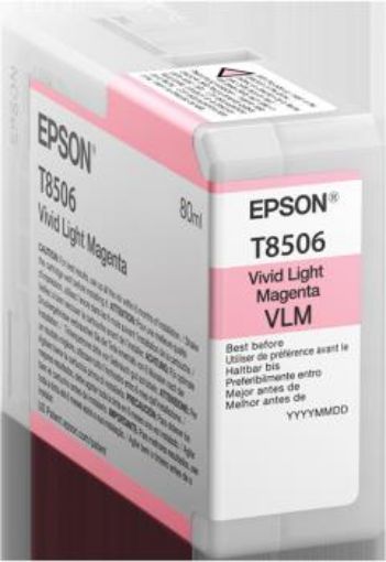 Obrázek Epson Singlepack Photo Light Magenta T850600 UltraChrome HD ink 80ml