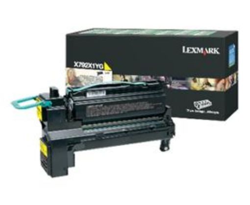 Obrázek Lexmark X792 extra velká žlutá toner.kaz,X792X1YG