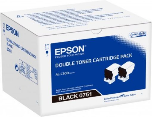 Obrázek Double pack Toner Black -  Epson WorkForce AL-C300