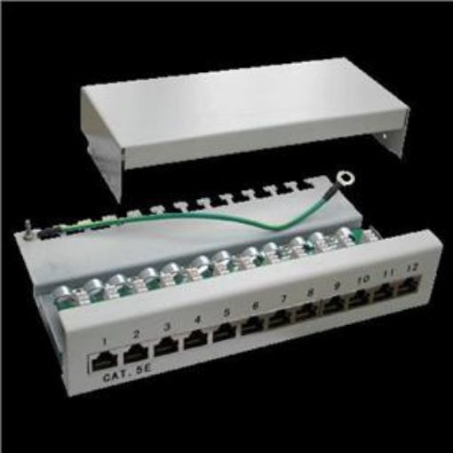 Obrázek Patch panel Box 12-port Cat5e STP na zed´