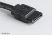Obrázek AKASA kabel  SATA3 datový kabel k HDD,SSD a optickým mechanikám, zahnutý konektor, černý, 50cm