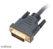 Obrázek AKASA kabel  DVI-D na HDMI, pozlacené konektory, 2m