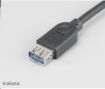 Obrázek AKASA kabel prodlužovací USB 3.0, A-male na A-female, 150cm