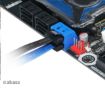 Obrázek AKASA kabel  Super slim SATA3 datový kabel k HDD,SSD a optickým mechanikám, modrý, 30cm