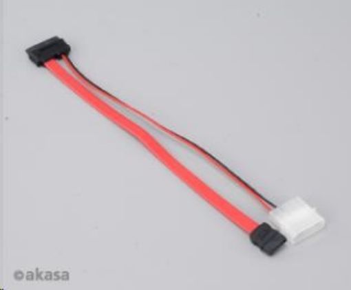 Obrázek AKASA kabel  SATA pro slim optické mechaniky, pro mini-ITX systémy, 20cm