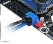 Obrázek AKASA kabel  Super slim SATA3 datový kabel k HDD,SSD a optickým mechanikám, modrý, 50cm