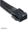 Obrázek AKASA kabel FLEXA V8 prodloužení k 8pin VGA PSU, 40cm