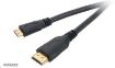 Obrázek AKASA kabel  HDMI Mini na HDMI, podpora Ethernet, 2K a 4K rozlišení, pozlacené konektory, 1.5m
