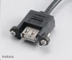 Obrázek AKASA kabel redukce interní USB na externí USB, USB 2.0, 60cm
