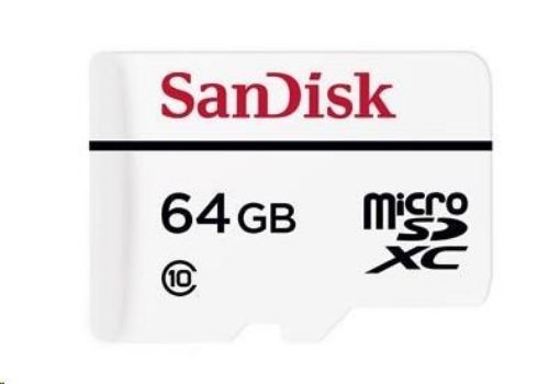Obrázek SanDisk MicroSDXC karta 64GB High Endurance Video (20MB/s Class 10)