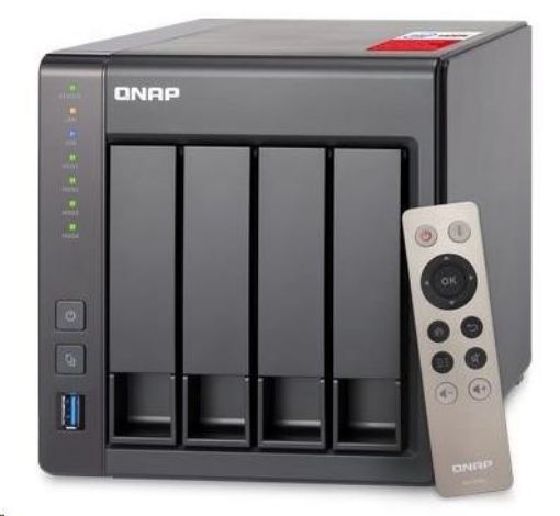 Obrázek QNAP TS-451+-2G (2.42GHz, 2GB RAM, 1x HDMI, 2x LAN, 4x SATA)