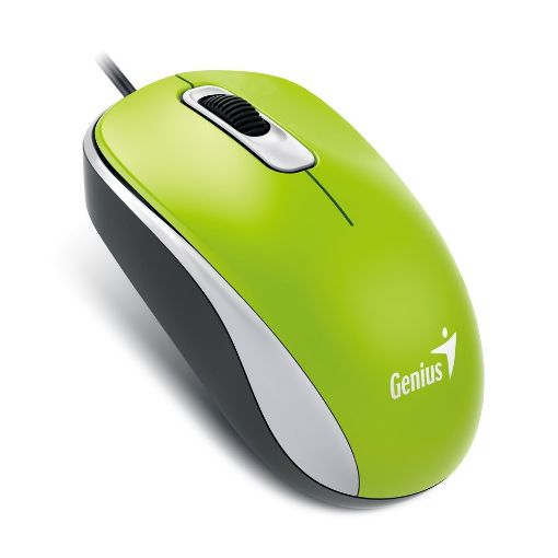 Obrázek GENIUS myš DX-110, drátová, 1000 dpi, USB, zelená