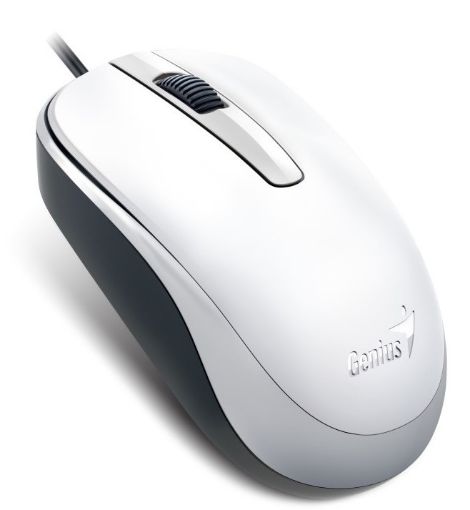 Obrázek GENIUS myš DX-120, drátová, 1200 dpi, USB, bílá