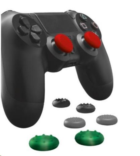 Obrázek TRUST Opěrky pro palce na ovladače PS4 - Thumb grips 8-Pack for PS4 controllers