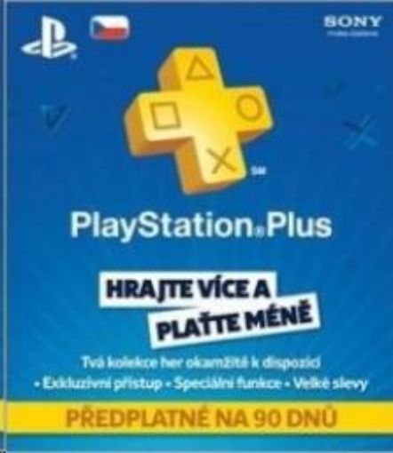 Obrázek SONY PlayStation Plus Card Hang 90 dní (CZE)