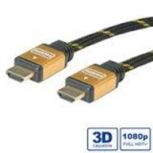 Obrázek Gold DisplayPort kabel, DP(M) - DP(M), 2m