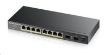 Obrázek Zyxel GS1100-10HP 10-port Desktop Gigabit Ethernet PoE Switch, 8x gigabit PoE RJ45, 2x SFP, 130W Poe budget