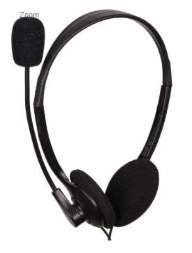 Obrázek GEMBIRD sluchátka s mikrofonem MHS-123, černá